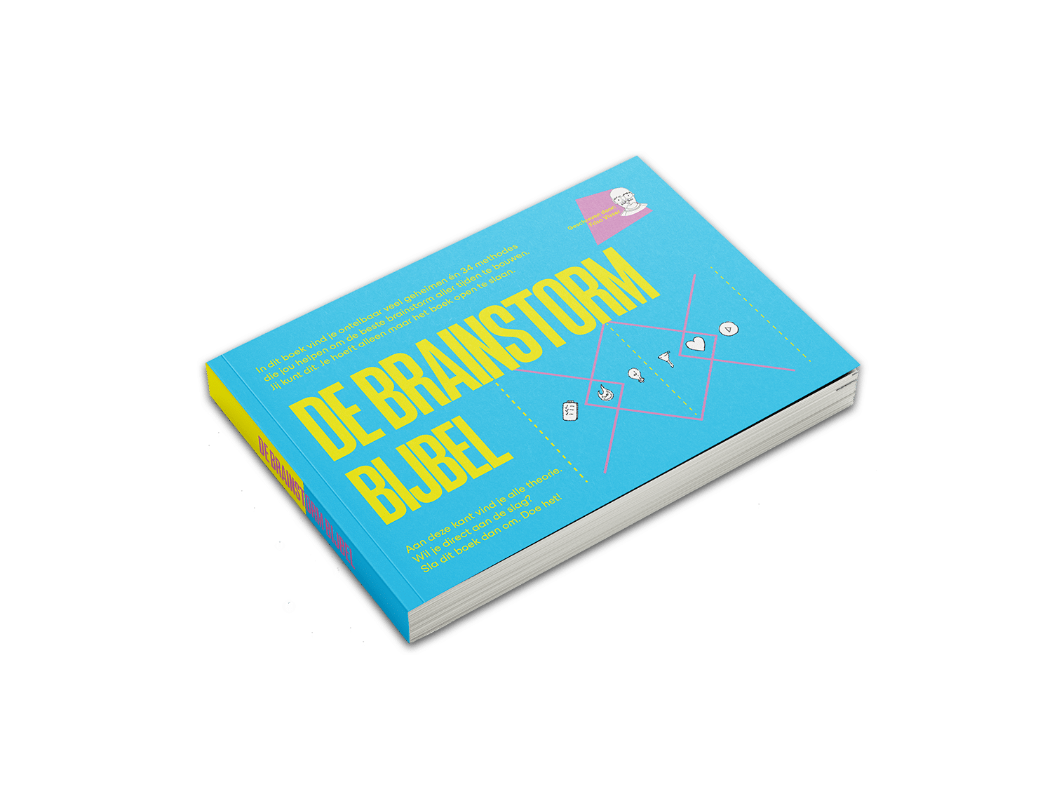 De Brainstorm Bijbel, een mock-up van de voorkant