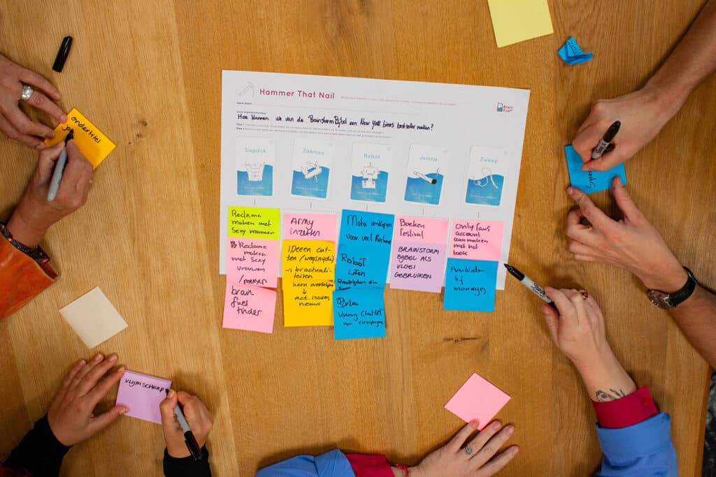 Een methode om creatief te denken: de Hammer That Nail.